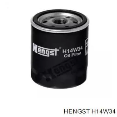 Filtro de aceite H14W34 Hengst