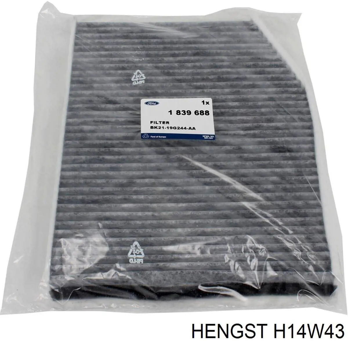 Фильтр очистки масла центробежный Hengst H14W43 цена, от 9.94 USD