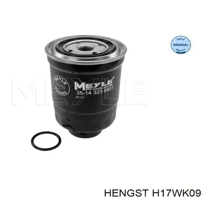 Filtro combustible H17WK09 Hengst