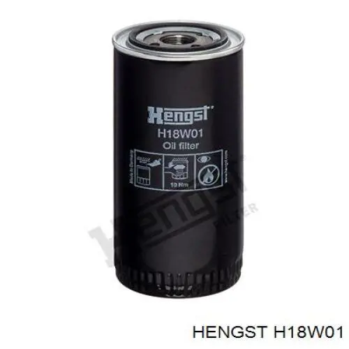 Filtro hidráulico H18W01 Hengst