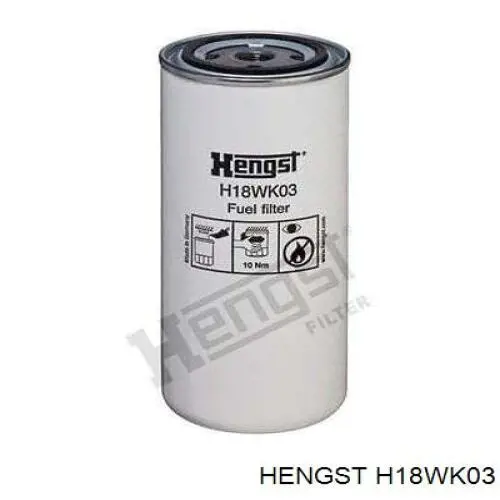Filtro combustible H18WK03 Hengst