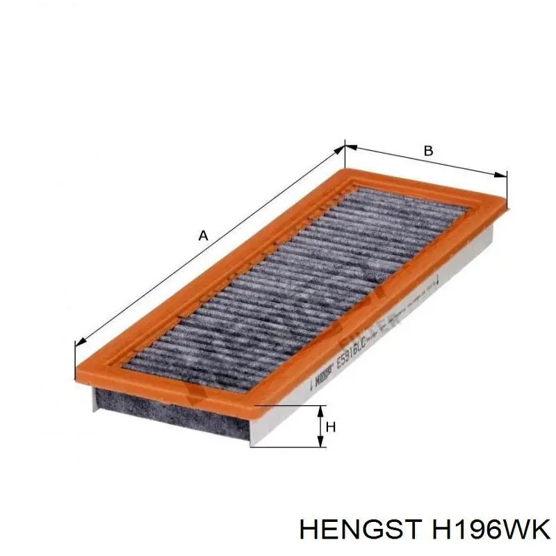 H196WK Hengst Фильтр топлива