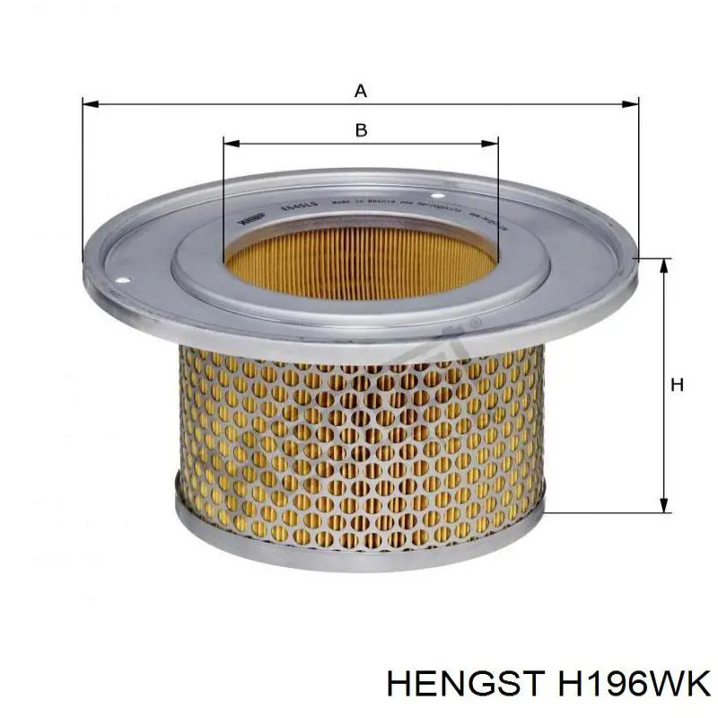 Фильтр тонкой очистки топлива Hengst H196WK цена, от 22.03 USD