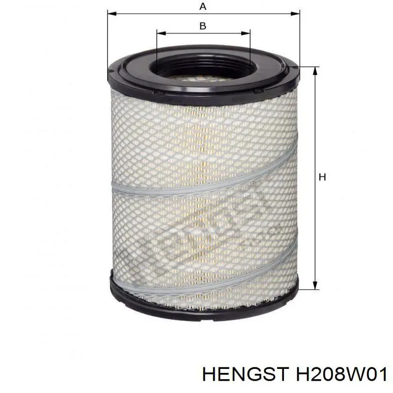 Фильтр масла Hengst H208W01