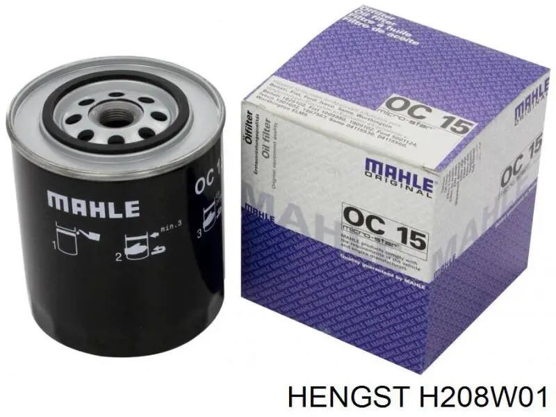 Фильтр очистки масла центробежный Hengst H208W01 цена, от 11.03 USD