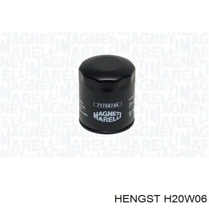 H20W06 Hengst Масляный фильтр двигателя