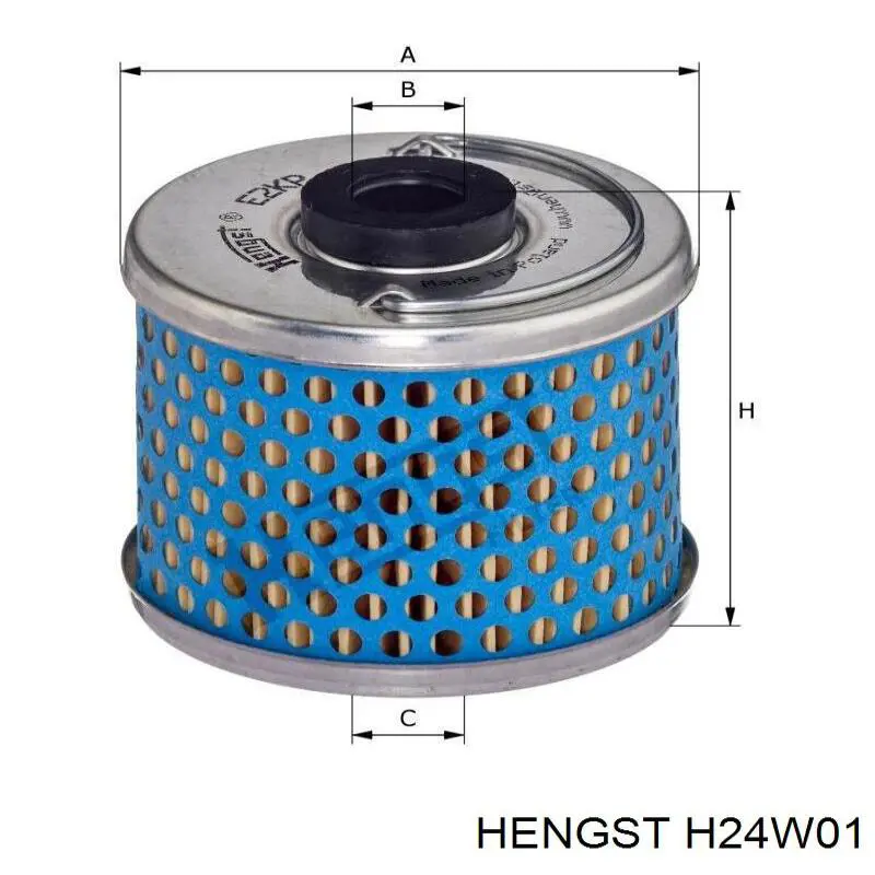 Масляный фильтр H24W01 Hengst