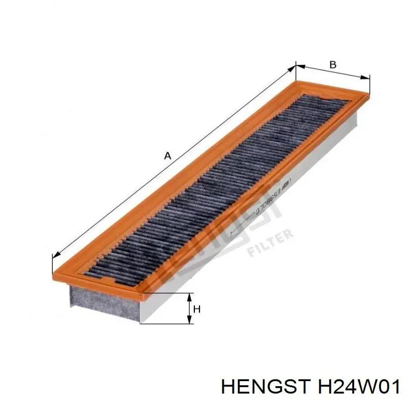 Фильтр масла Hengst H24W01