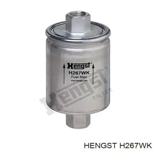 Filtro combustible H267WK Hengst