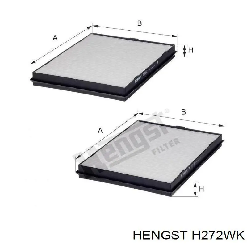 Топливный фильтр H272WK Hengst