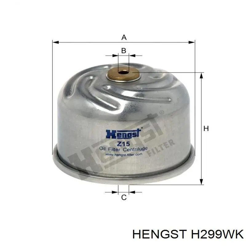 Купить H299WK Hengst Фильтр-отстойник топлива грубой очистки