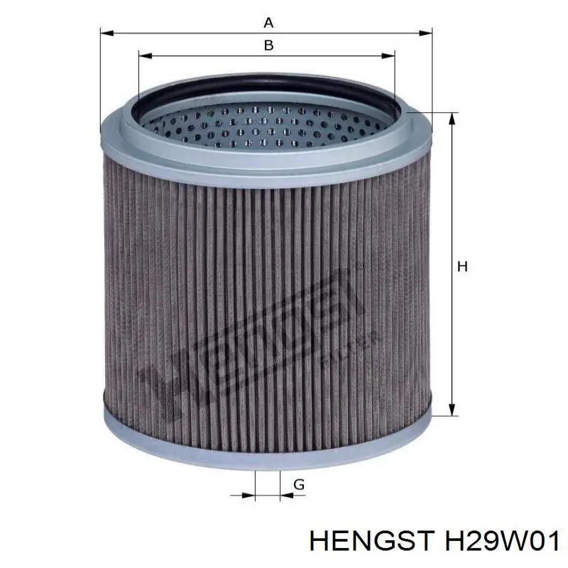Масляный фильтр H29W01 Hengst