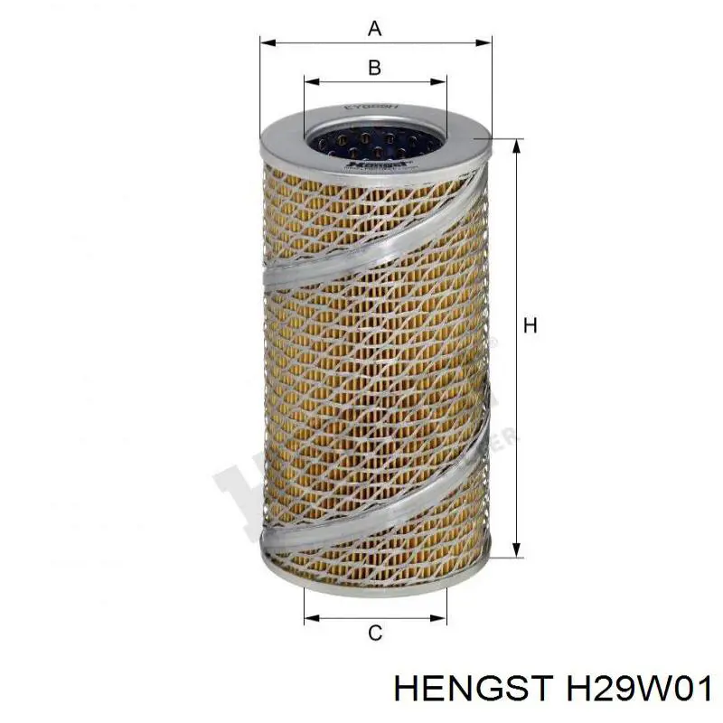 Фильтр масла Hengst H29W01