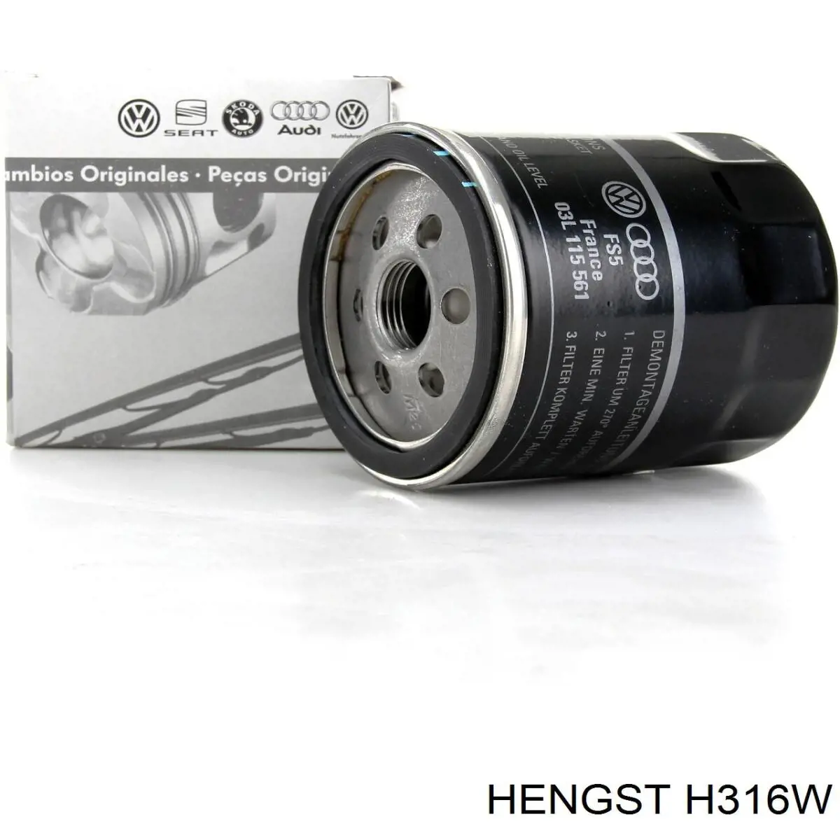 Фильтр очистки масла центробежный Hengst H316W цена, от 14.66 USD