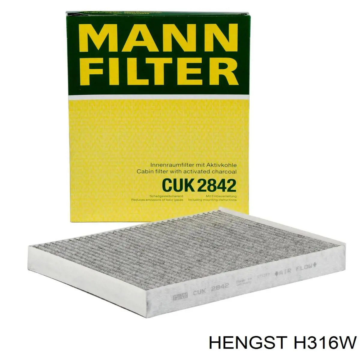 Фильтр масла Hengst H316W