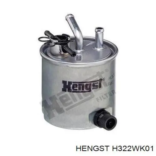 Filtro combustible H322WK01 Hengst
