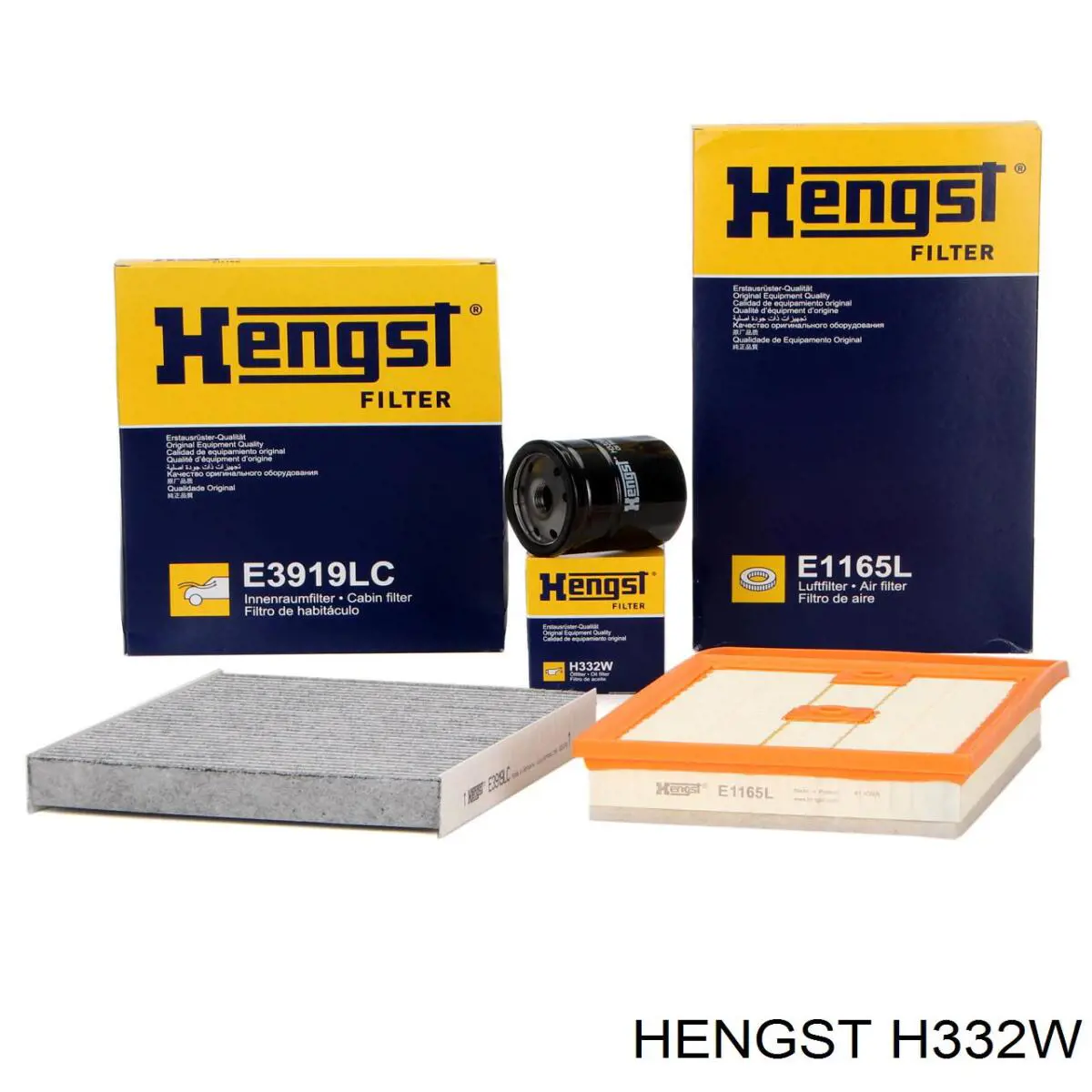 Масляный фильтр H332W Hengst