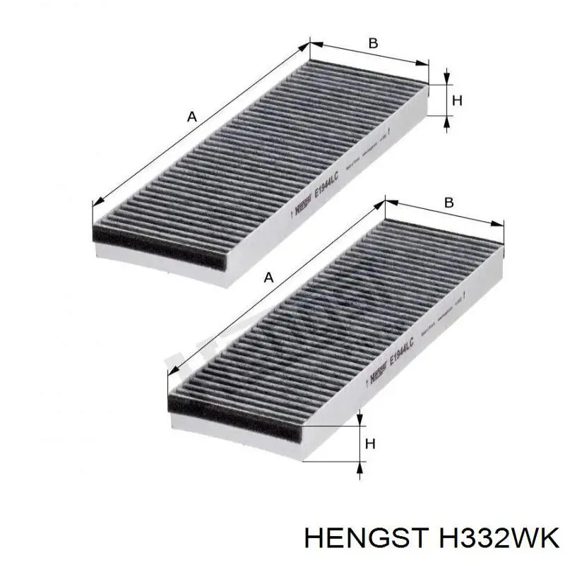 Топливный фильтр H332WK Hengst