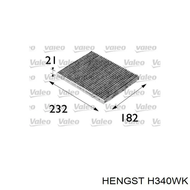 H340WK Hengst Фильтр топлива