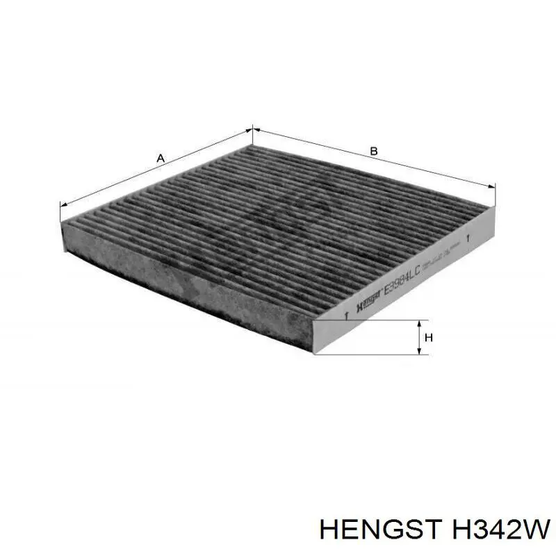 Масляный фильтр H342W Hengst