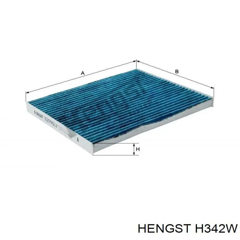 Масляный фильтр H342W Hengst