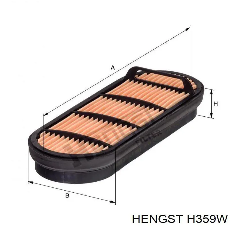 H359W Hengst Масляный фильтр двигателя