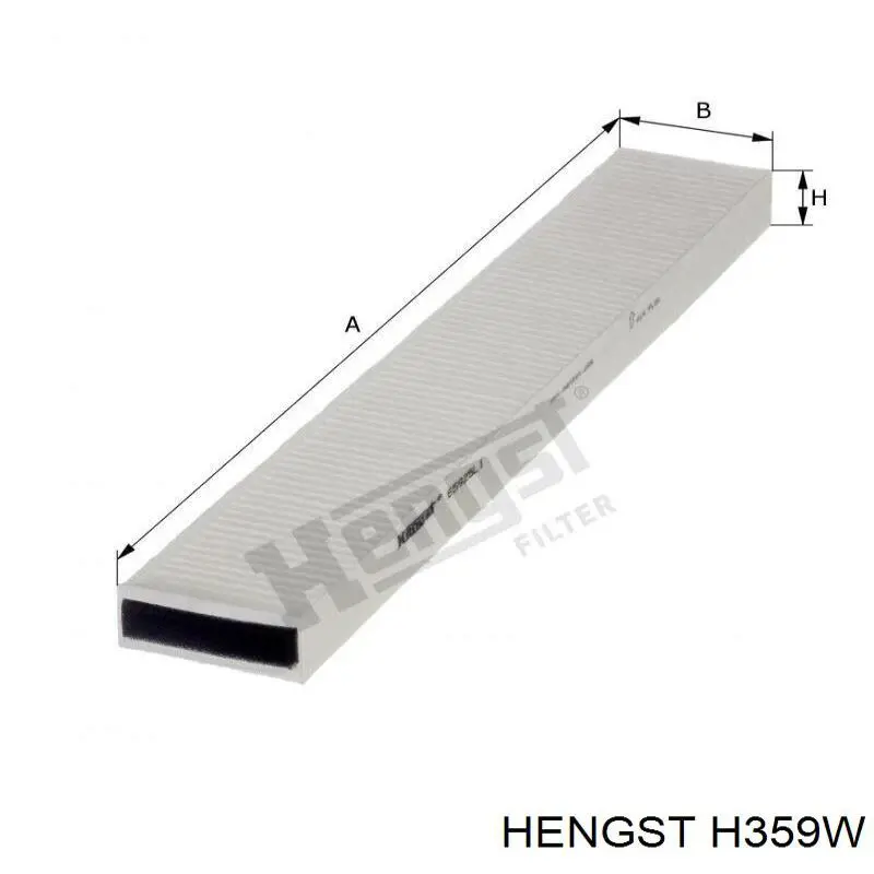 Масляный фильтр H359W Hengst