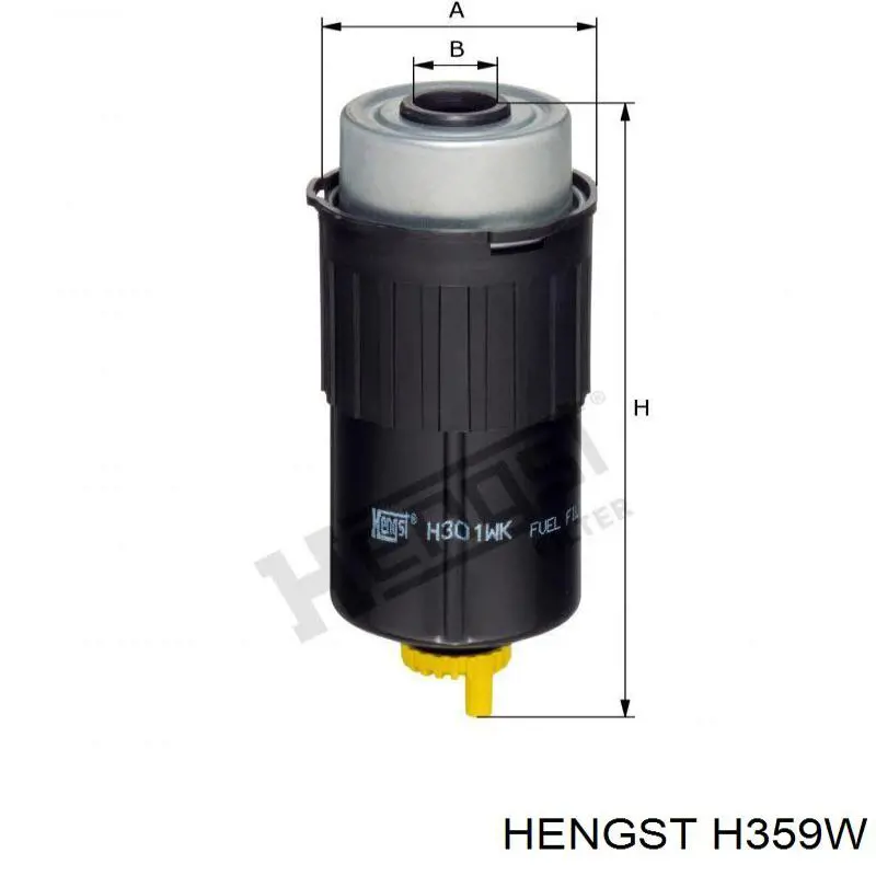 Масляный фильтр H359W Hengst