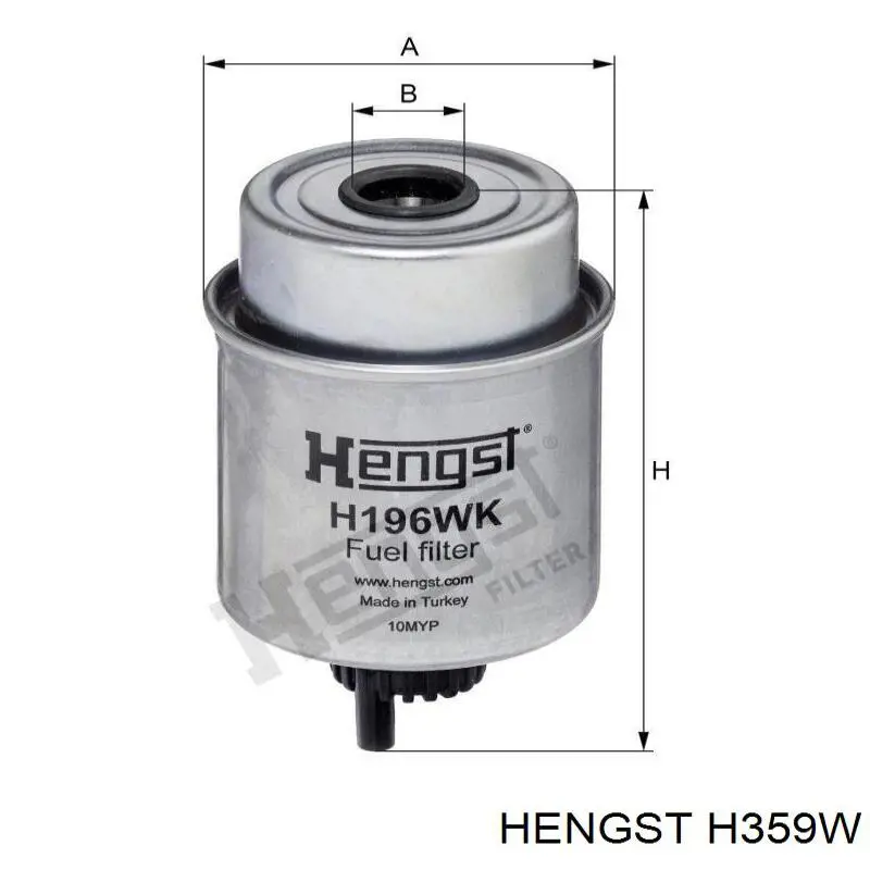 Фильтр масла Hengst H359W