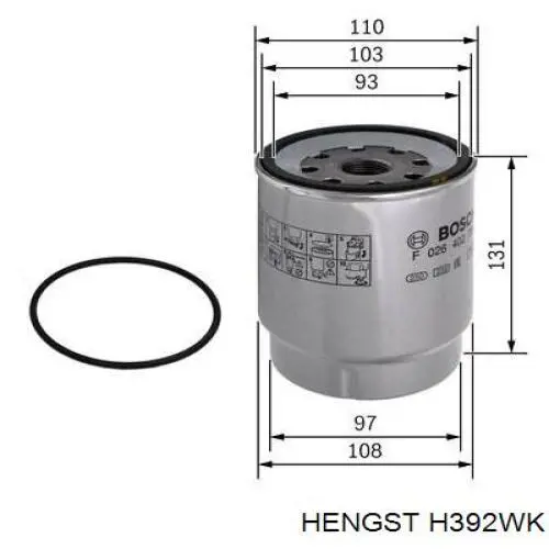 Фильтр тонкой очистки топлива Denckermann A129012 цена, от 25.11 USD