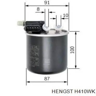 H410WK Hengst Фильтр топлива