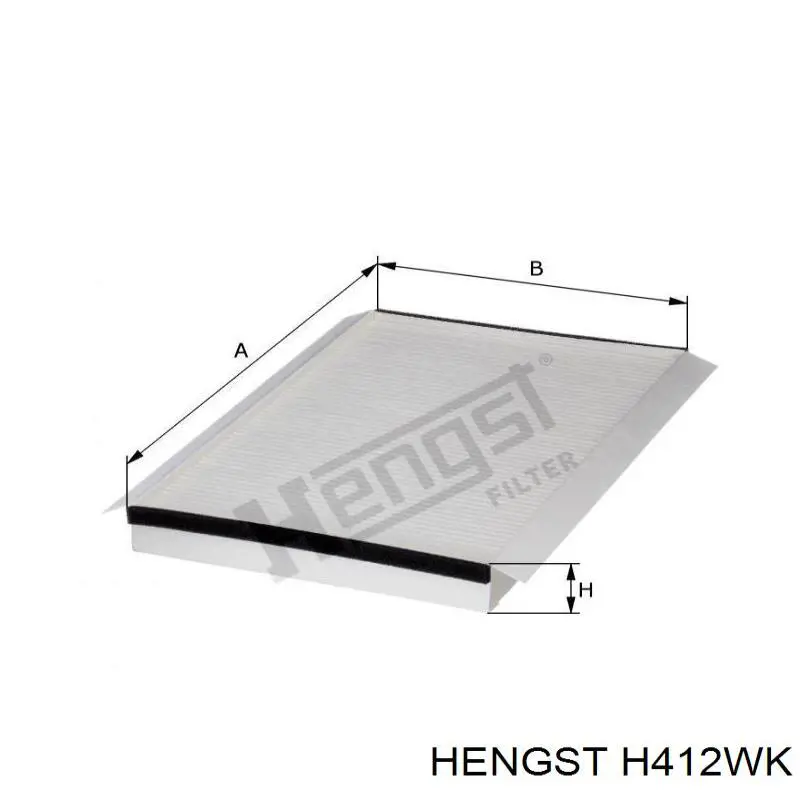 Фильтр топливный Hengst H412WK