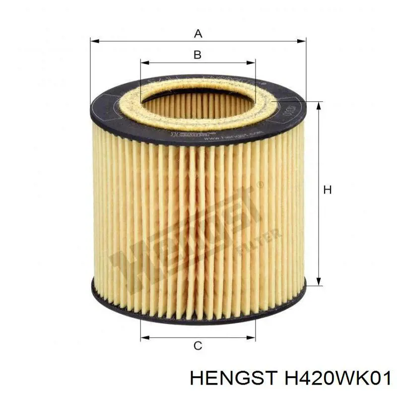 Топливный фильтр H420WK01 Hengst