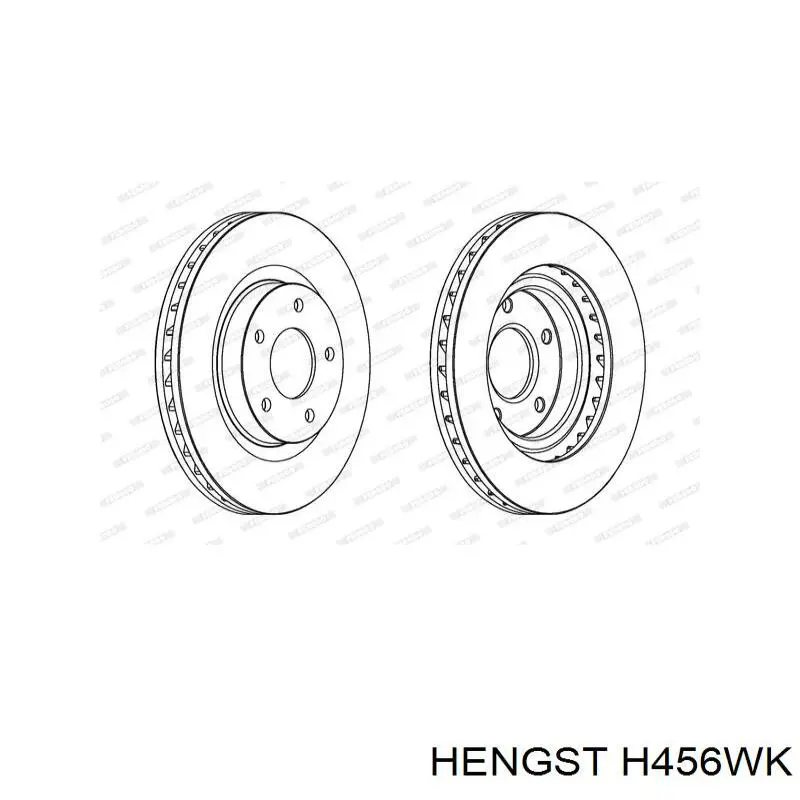 Топливный фильтр H456WK Hengst