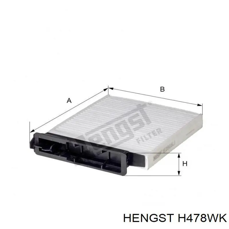 Фильтр топливный Hengst H478WK