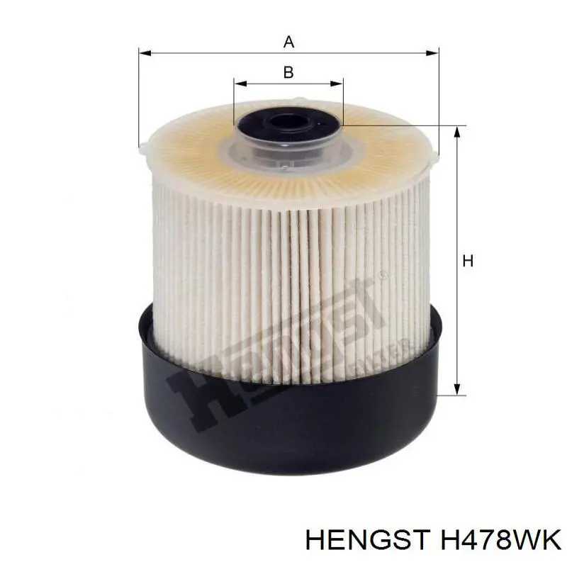 Топливный фильтр H478WK Hengst