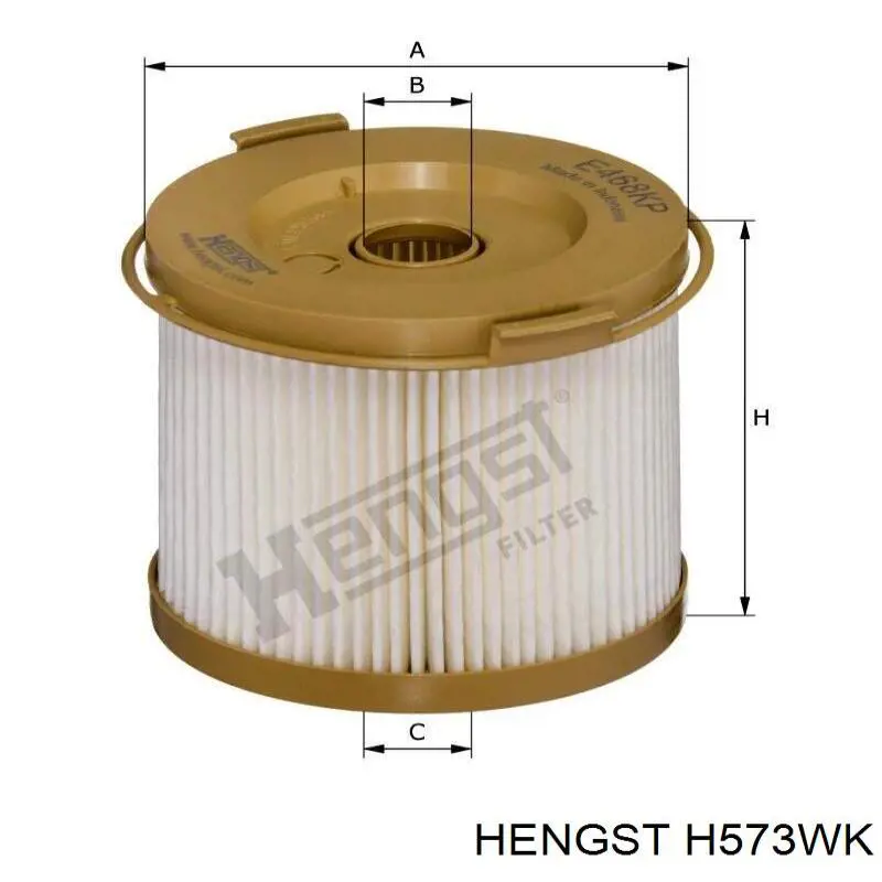 Фильтр топливный Hengst H573WK