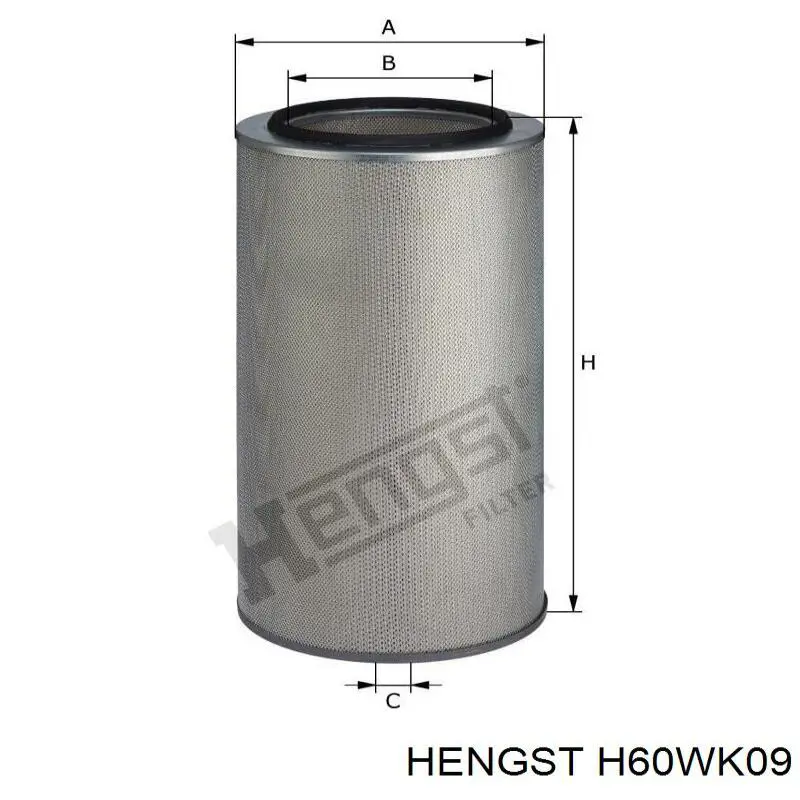 Фильтр топливный Hengst H60WK09