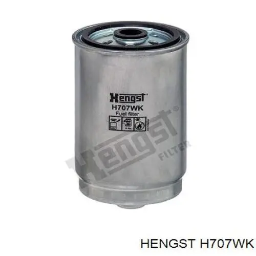 Filtro combustible H707WK Hengst