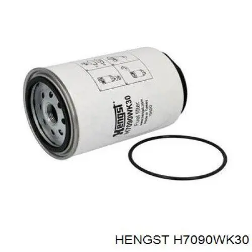 Filtro combustible H7090WK30 Hengst