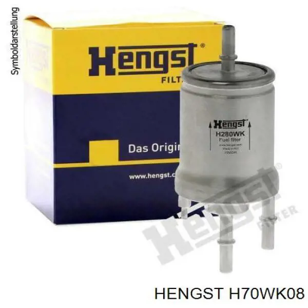 Купить H70WK08 Hengst Фильтр-отстойник топлива грубой очистки