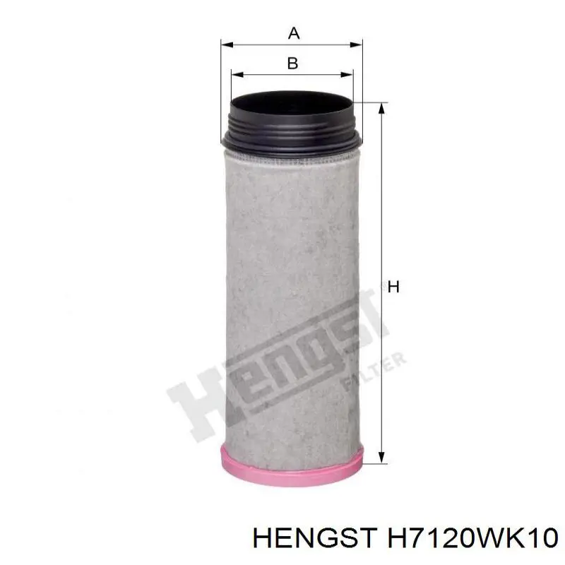 Топливный фильтр H7120WK10 Hengst