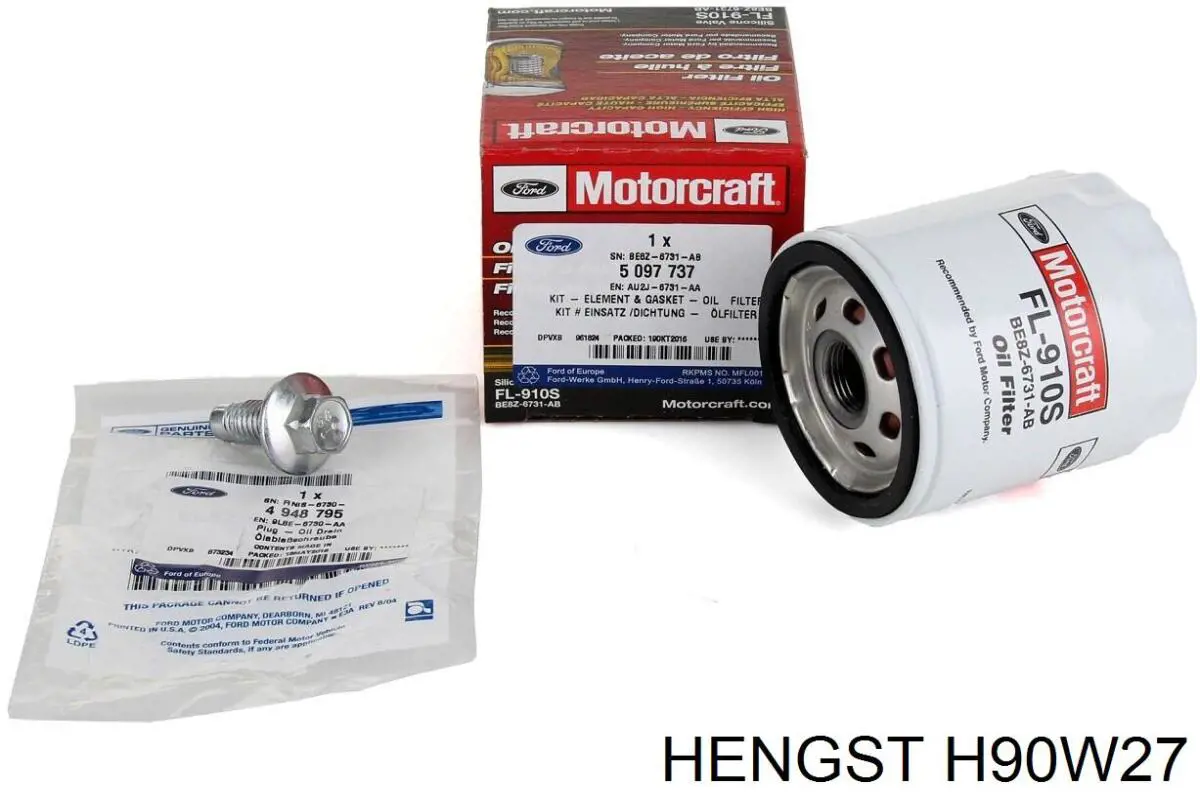 Фильтр очистки масла центробежный Hengst H90W27 цена, от 4.95 USD