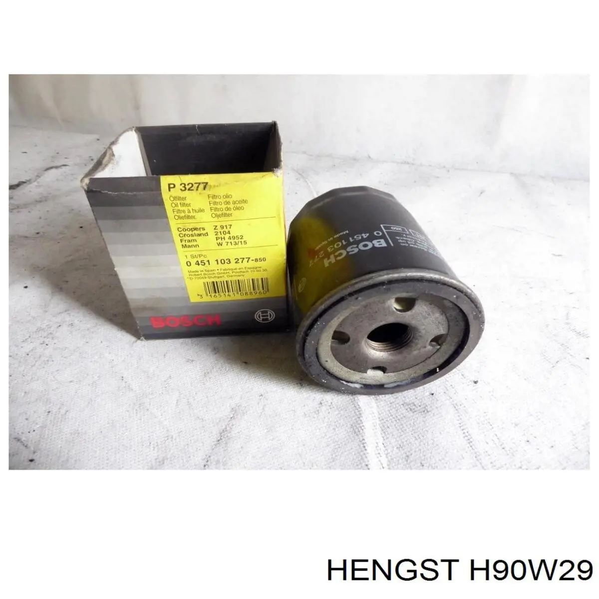 Масляный фильтр H90W29 Hengst