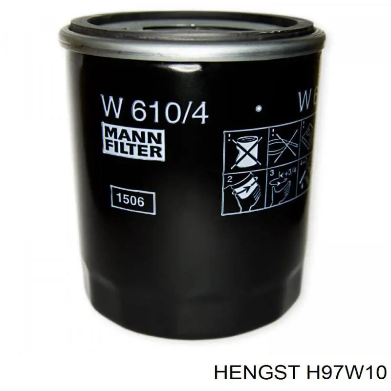 Масляный фильтр H97W10 Hengst