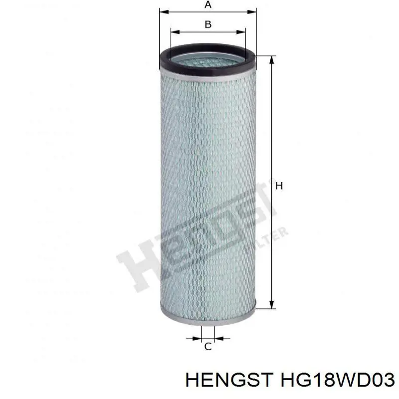 Фильтр гидравлической системы HG18WD03 Hengst