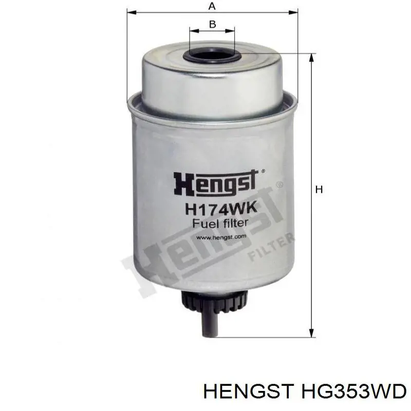 Фильтр гидравлической системы HG353WD Hengst