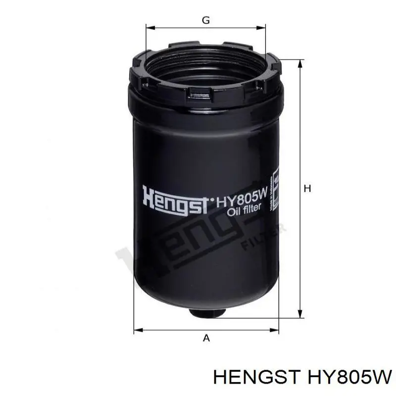 Фильтр гидравлической системы Hengst HY805W