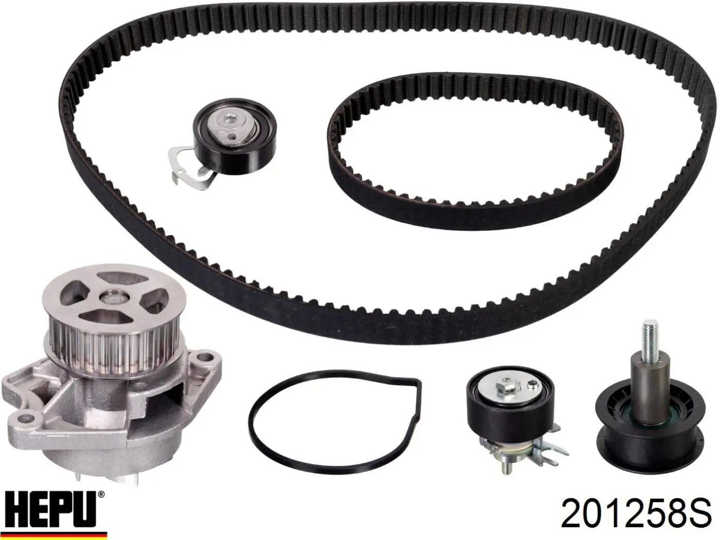 Купить 201258S Hepu Комплект ГРМ