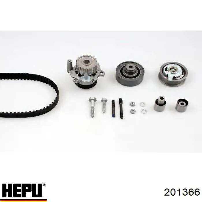 Ремень ГРМ, комплект Hepu 201366